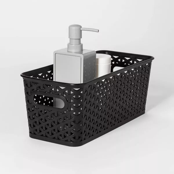 Y-Weave Half Medium Decorative Storage Basket