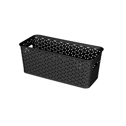 Y-Weave Half Medium Decorative Storage Basket